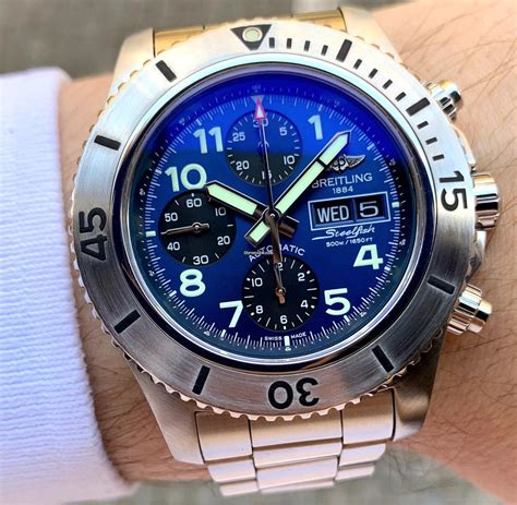 breitling superocean steelfish for sale|Breitling Superocean chronograph steelfish.